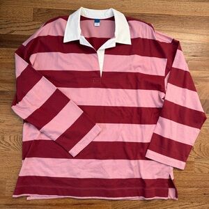 Old Navy Oversized Rugby Polo